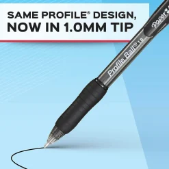 Paper Mate Profile Ballpoint Pen, Medium Point, Black Ink, 8 Pack (2095460) Hot