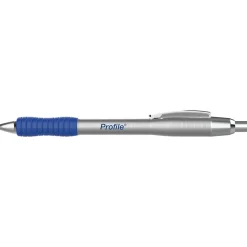 Paper Mate Profile Metal Barrel Retractable Ballpoint Pen, Medium Point, Blue Ink, 2/Pack (2130519) Sale