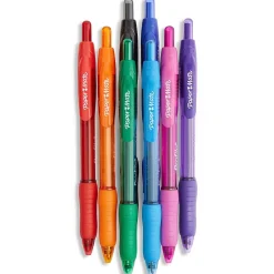 Paper Mate Profile Retractable Ballpoint Pen, Bold Point, Assorted Ink, 8/Pack (54549) Hot