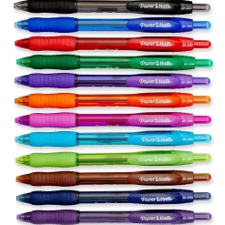 Paper Mate Profile Retractable Ballpoint Pen, Bold Point, Assorted Ink, Dozen (1788863)