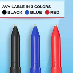 Paper Mate Write Bros. Ballpoint Pen, Medium Point, Blue Ink, Dozen (3311131)