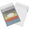 Partners Brand Clear View Poly Mailers, 9" x 12", Clear/White, 100/Case (CV912100PK)* Poly Mailers