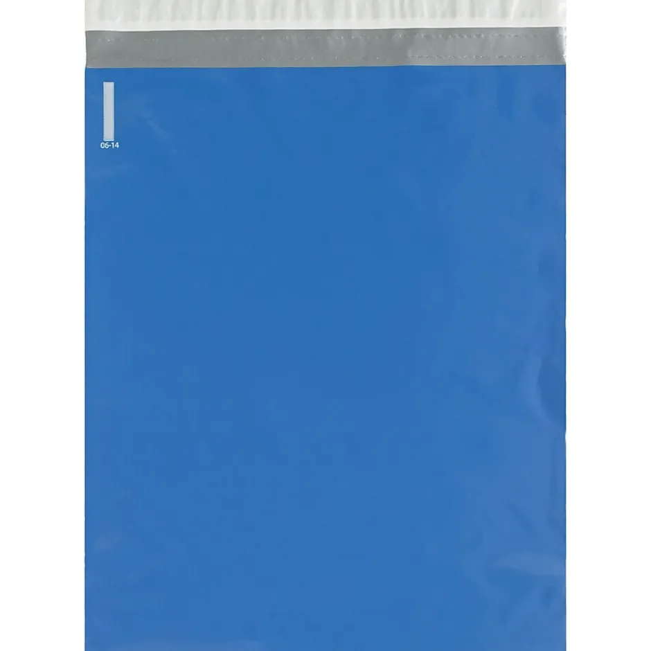 Partners Brand Colored Poly Mailers, 12" x 15.5", Blue, 100/Case (CPM1215BL)* Poly Mailers