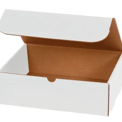 Partners Brand Corrugated Mailers, 10" x 7" x 4", White, 50/Bundle (M1074)* Corrugated Mailers
