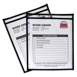 Partners Brand Job Ticket Holder, 8-1/2" x 11", 25/Pack (JTH104) Discount