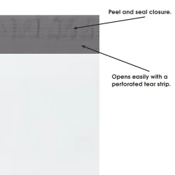 Partners Brand Peel & Seal Expansion Poly Mailer, 10" x 13", White, 100/Carton (EPM10132)* Poly Mailers