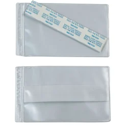 Partners Brand Superscan 2" x 3 1/2" Short Side Open Press-On Vinyl Envelope, 50/Carton Clearance