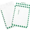 Partners Brand Tyvek Expandable Envelopes, 12" x 16" x 2", First Class, White/Green, 100/Case (TYE12162FC)* Catalog