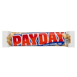 Gummy & Chewy Candy<Payday Peanut Caramel Chewy Candy Bars, 1.85 oz, 24/Box (HEC80723)