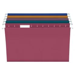 Ampad Pendaflex 100% Recycled Hanging File Folders, 1/5-Cut Tab, Letter Size, Assorted Colors, 20/Box (PFX 35117) Best