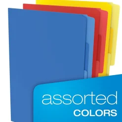 Pendaflex Divide It Up 4-Tab File Folder, Letter Size, Multicolor, 24/Pack (10772) Online