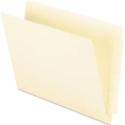 Pendaflex End Tab File Folder, Straight Cut, Letter Size, Manila, 100/Box (PFX H110D)