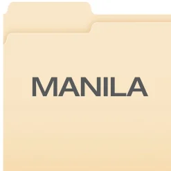 Pendaflex Essentials File Folders, 1/3-Cut Tab, Letter Size, Manila, 100/Box (752 1/3) Best