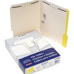 Pendaflex File Folder, 2 Tab, Letter Size, , 50/Box (PFX 21309) Yellow New