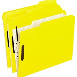 Pendaflex File Folder, 2 Tab, Letter Size, , 50/Box (PFX 21309) Yellow New