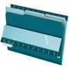 Pendaflex File Folder, 3 Tab, Letter Size, Teal, 100/Box (PFX 4210 1/3 TEA) Outlet