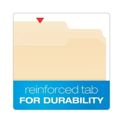 Pendaflex File Folder, 2/5-Cut Tab, Letter Size, Manila, 50/Box (24580) Sale