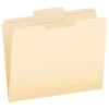 Pendaflex File Folder, 1-Tab, Letter Size, Manila, 100/Box (R752 1/3-2)