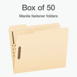 Pendaflex File Folder, 1-Tab, Letter Size, Manila, 50/Box (1006993) Best