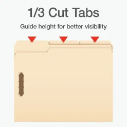 Pendaflex File Folder, 1-Tab, Letter Size, Manila, 50/Box (1006993) Best