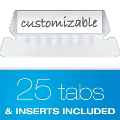 Pendaflex Glow 5-Tab Hanging File Folders, Letter Size, Multicolor, 25/Box (81672) Clearance