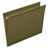 Pendaflex Hanging File Folder, 5-Tab, Letter Size, Green, 25/Box (PFX 4152) Clearance