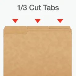 Pendaflex Heavy Duty File Folder, 1/3-Cut Tab, Letter Size, 50/Box (1007030) Clearance