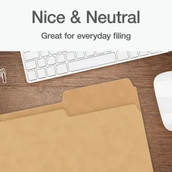 Pendaflex Heavy Duty File Folder, 1/3-Cut Tab, Letter Size, 50/Box (1007030) Clearance