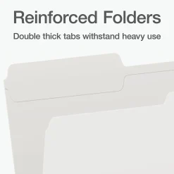 Pendaflex Heavy Duty File Folder, 1/3-Cut Tab, Legal Size, 100/Box (1007034) Sale