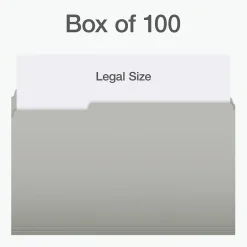 Pendaflex Heavy Duty File Folder, 1/3-Cut Tab, Legal Size, 100/Box (1007032) Hot