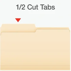 Pendaflex Heavy Duty File Folder, 1-Tab, Legal Size, 100/Box (1007052) Best