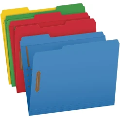 Pendaflex Heavy Duty File Folder, 1-Tab, Letter Size, Assorted, 50/Box (1006957) New