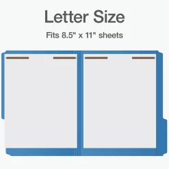 Pendaflex Heavy Duty File Folder, 1-Tab, Letter Size, Assorted, 50/Box (1006957) New