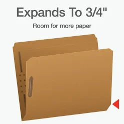 Pendaflex Heavy Duty File Folder, Straight Cut, Letter Size, Kraft, 50/Box (1006992)