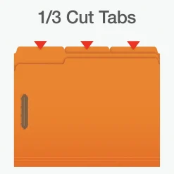 Pendaflex Heavy Duty File Folder, 1-Tab, Letter Size, Orange, 50/Box (1007029) Sale