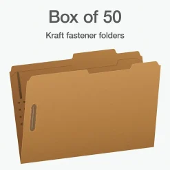 Pendaflex Heavy Duty File Folder, 1-Tab, Legal Size, Brown Kraft, 50/Box (1007044) Best