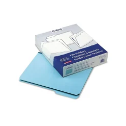 Pendaflex Heavy Duty Letter 1/3 Cut Recycled File Folder w/1" Expansion, Blue, 25/Pack Clearance