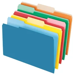 Pendaflex Recycled File Folder, 1/3-Cut Tab, Legal Size, , 100/Box (43501/3ASST) Assorted Outlet