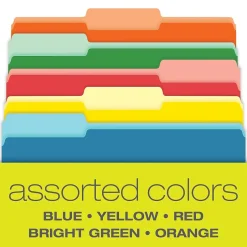 Pendaflex Recycled File Folder, 1/3-Cut Tab, Legal Size, , 100/Box (43501/3ASST) Assorted Outlet