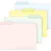 Pendaflex Recycled File Folder, 1/3-Cut Tab, Letter Size, Assorted Pastels, 100/Box (C21 1/3 PASR) Online