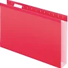 Pendaflex Reinforced 2" Extra Capacity Hanging Folders, Legal, Red, 25/Box