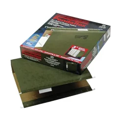 Pendaflex Reinforced Hanging File Folders, Extra Capacity, 5-Tab, Letter Size, Standard Green, 25/Box (PFX 04152x3)