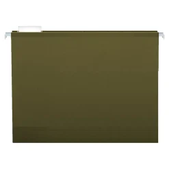 Pendaflex Reinforced Hanging File Folders, 5-Tab, 4" Expansion, Letter Size, Standard Green, 25/Box (PFX 04152x4) Sale
