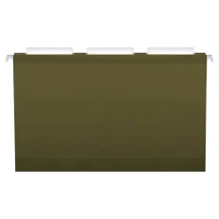 Pendaflex Reinforced Hanging File Folders, Legal Size, Standard Green, 25/Box (PFX 4153 1/3) Online