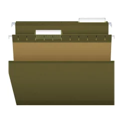 Pendaflex Reinforced Hanging File Folders, Legal Size, Standard Green, 25/Box (PFX 4153 1/3) Online