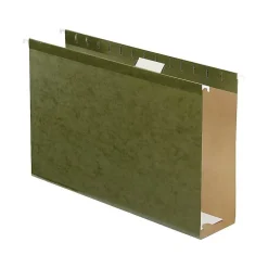 Pendaflex Reinforced Hanging File Folders, Extra Capacity, 5-Tab, Legal Size, Standard Green, 25/Box (PFX 04153x3) Sale