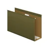 Pendaflex Reinforced Hanging File Folders, Extra Capacity, 5-Tab, Legal Size, Standard Green, 25/Box (PFX 04153x4) Best