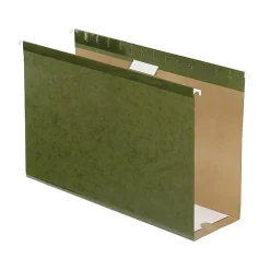 Pendaflex Reinforced Hanging File Folders, Extra Capacity, 5-Tab, Legal Size, Standard Green, 25/Box (PFX 04153x4) Best
