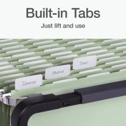 Pendaflex Standard Reinforced Hanging File Folder, 6-Tab, Legal, Sage Green, 20/Box (1009464) Online