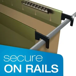 Pendaflex SureHook 1/5 Cut Tab Extra Capacity Reinforced Hanging Folder, 8.5" x 11", Standard Green, 10/Box (6152X2R) Hot